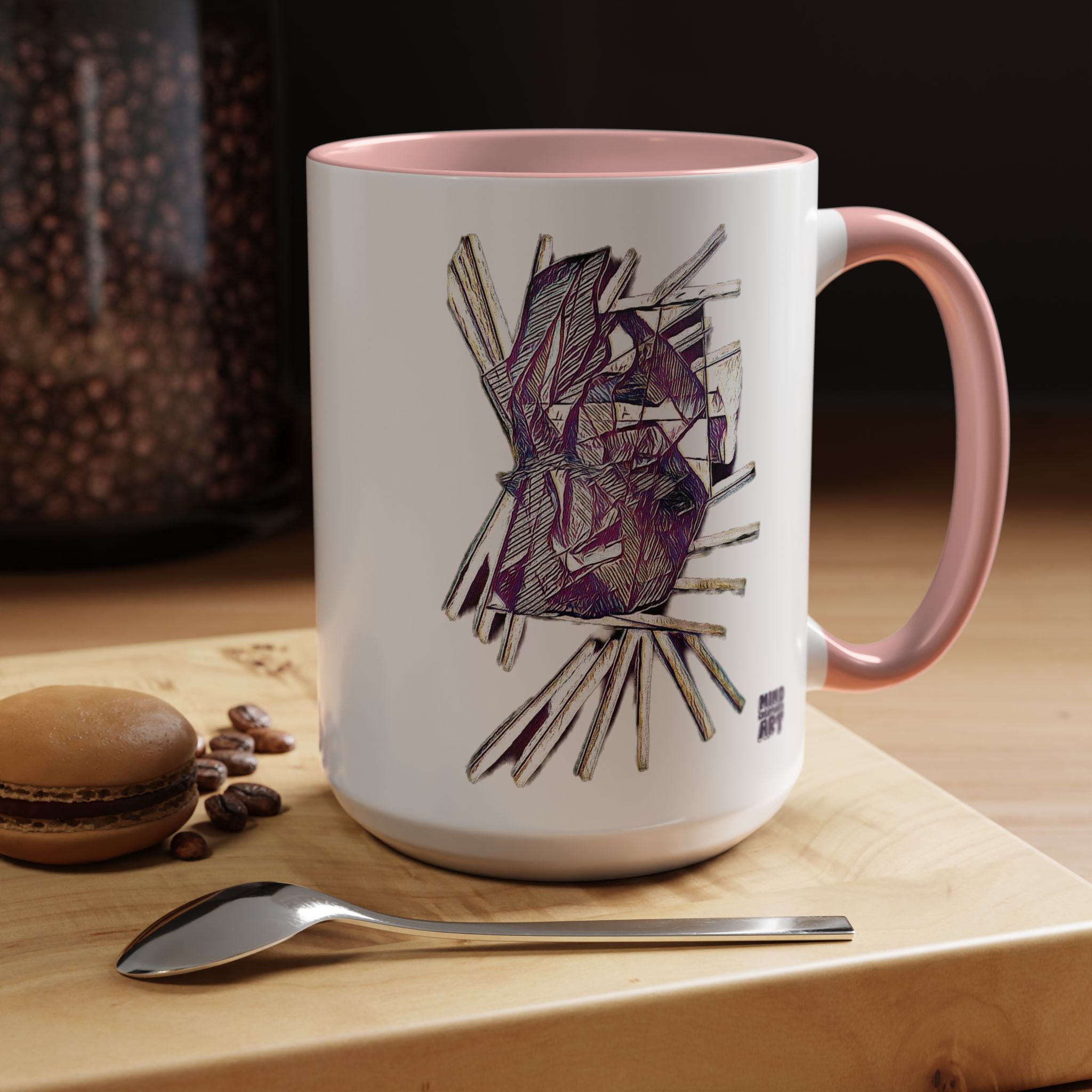 Lightspeed (Purple) Accent Coffee Mug (11oz, 15oz)