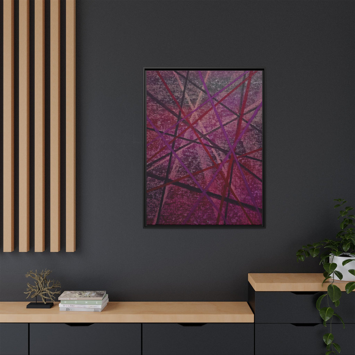 Knots Matte Canvas, Framed