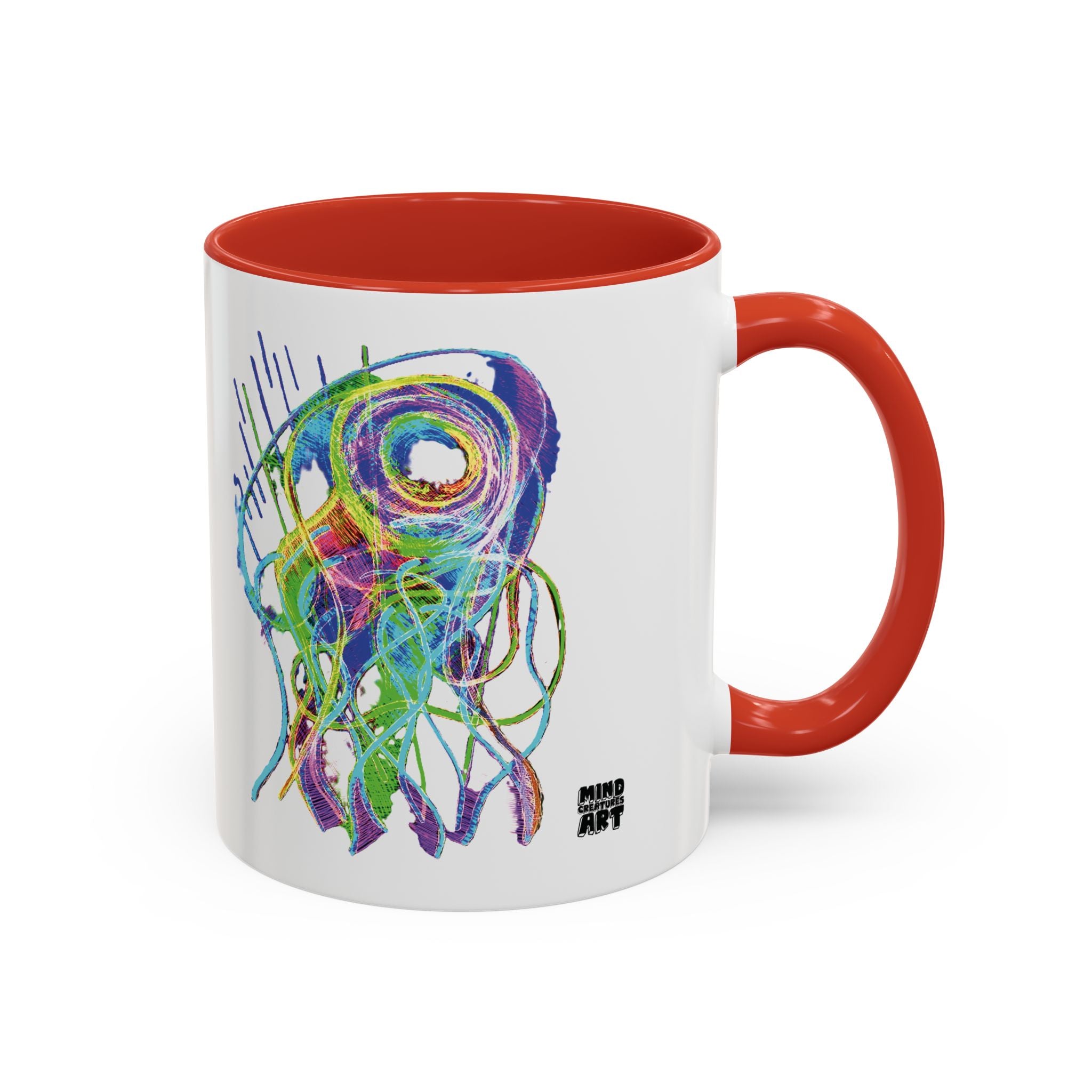 Jelly Jam (Neon) Accent Coffee Mug (11oz, 15oz)