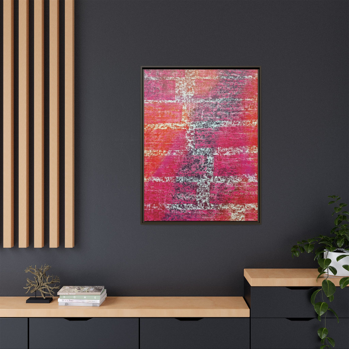 Experiment (V4) Matte Canvas, Framed