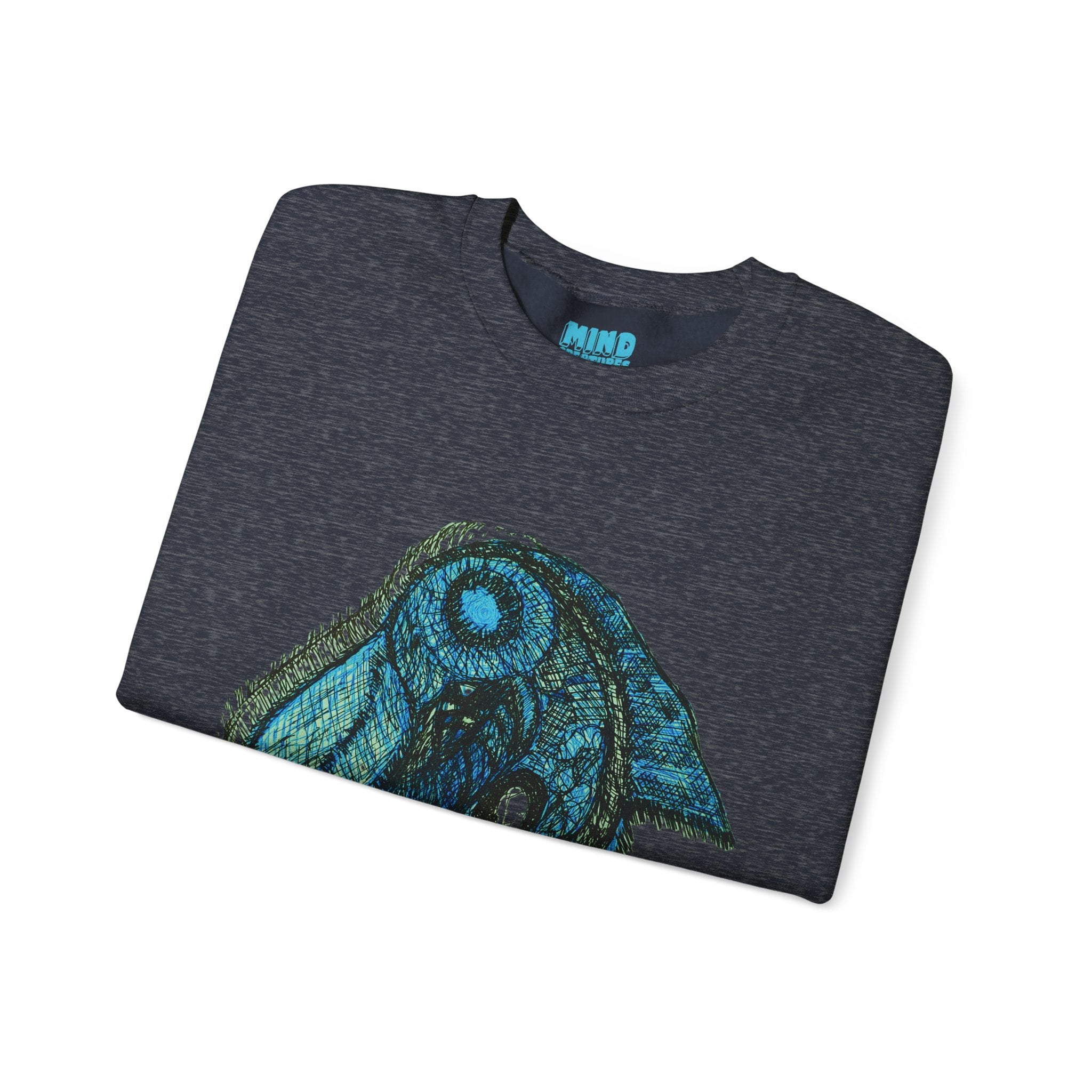 Who Are You? (Teal) Unisex Heavy Blend™ Crewneck Sweatshirt