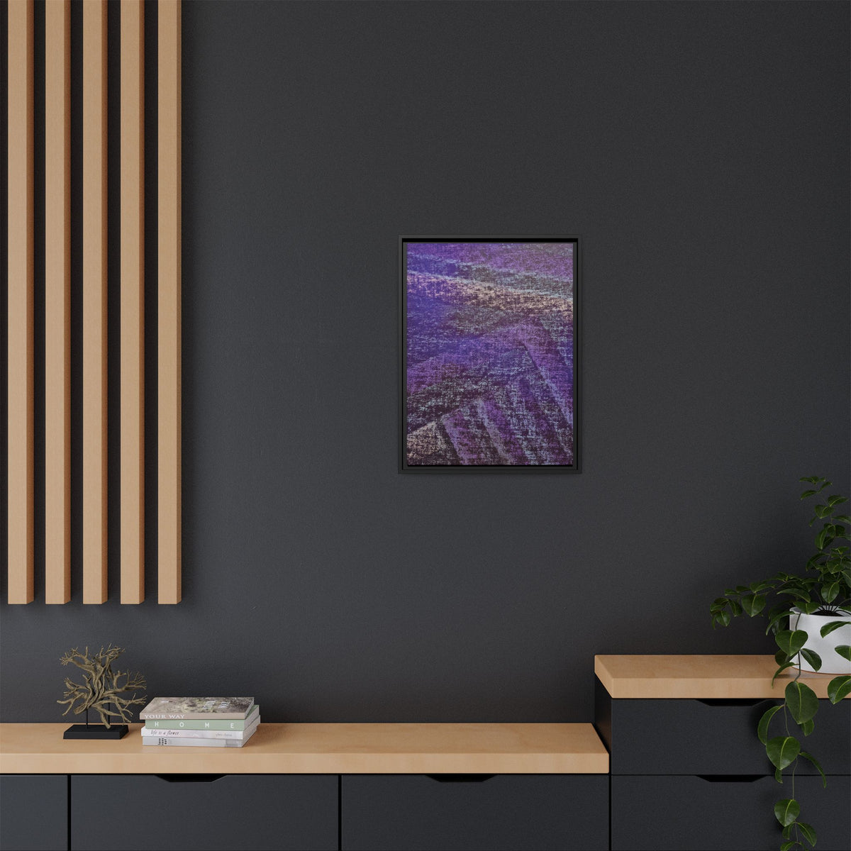 Voice (V2) Matte Canvas, Framed