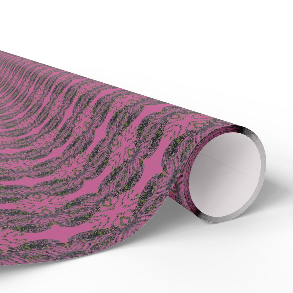 Vessel (Neon, Mirror, Pink Background) Heavy Wrapping Paper