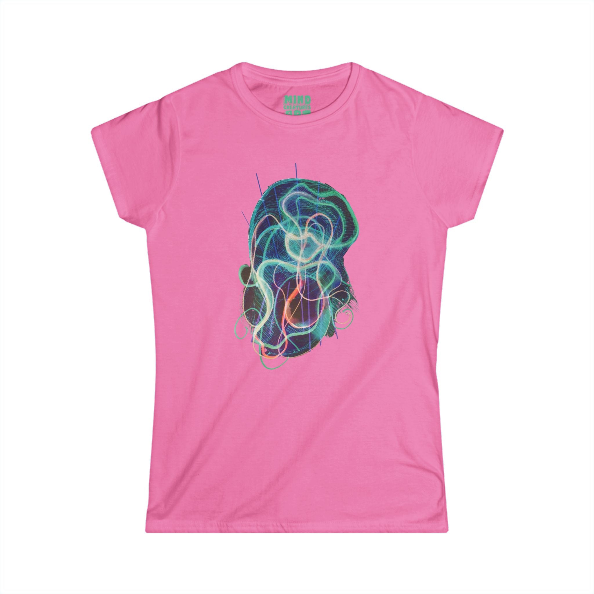Davy Jones (Electric Teal) Women's Softstyle Tee