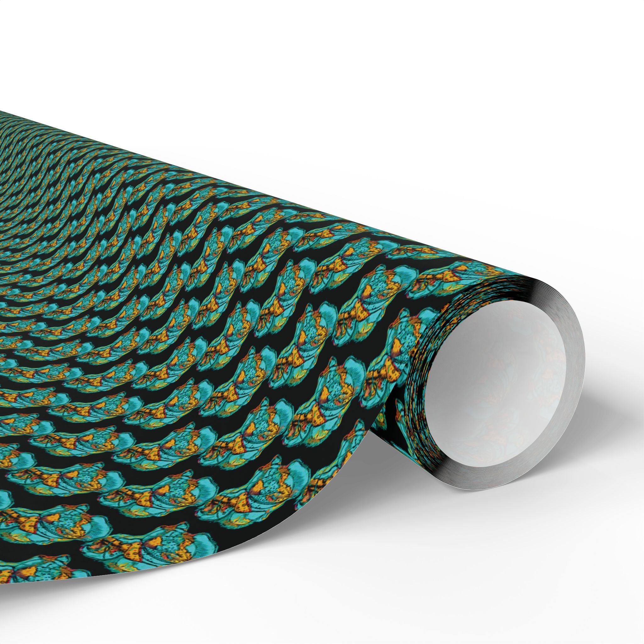 Exploration (Version 2, Black Background) Heavy Wrapping Paper