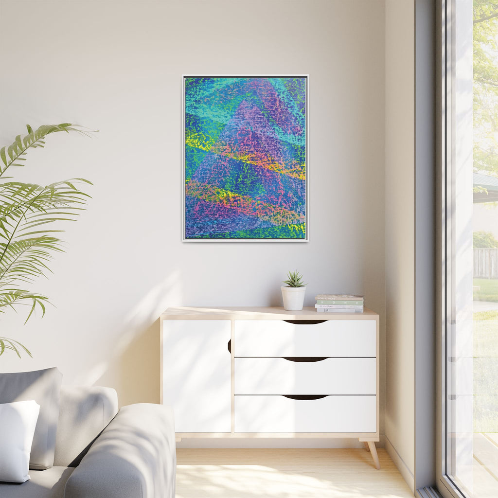 Vapor (V2) Matte Canvas, Framed