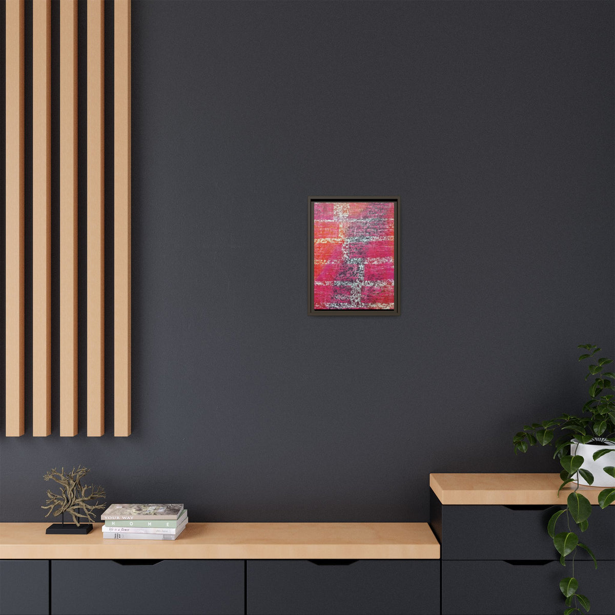 Experiment (V4) Matte Canvas, Framed