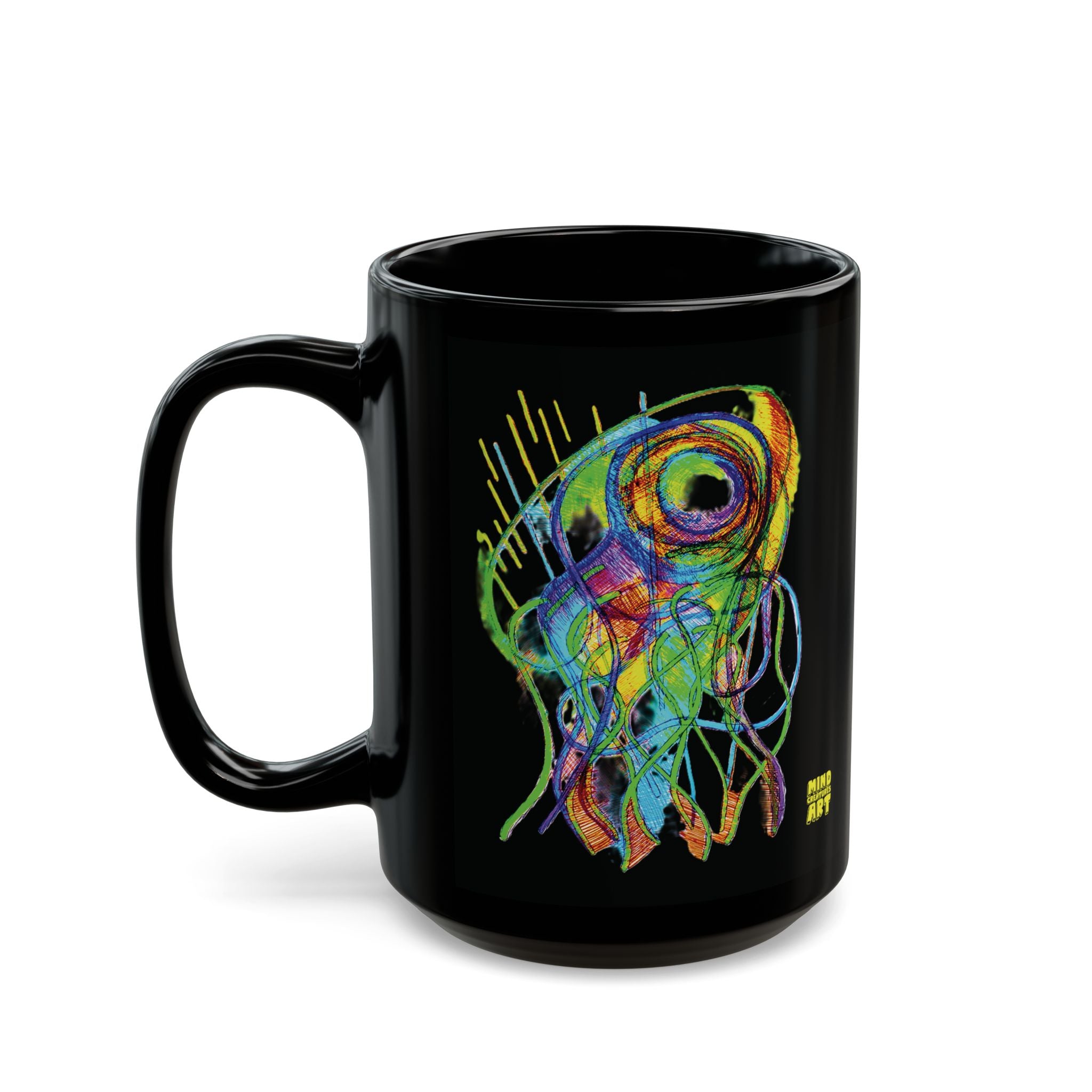 Jelly Jam Black Ceramic Mug (11oz, 15oz)