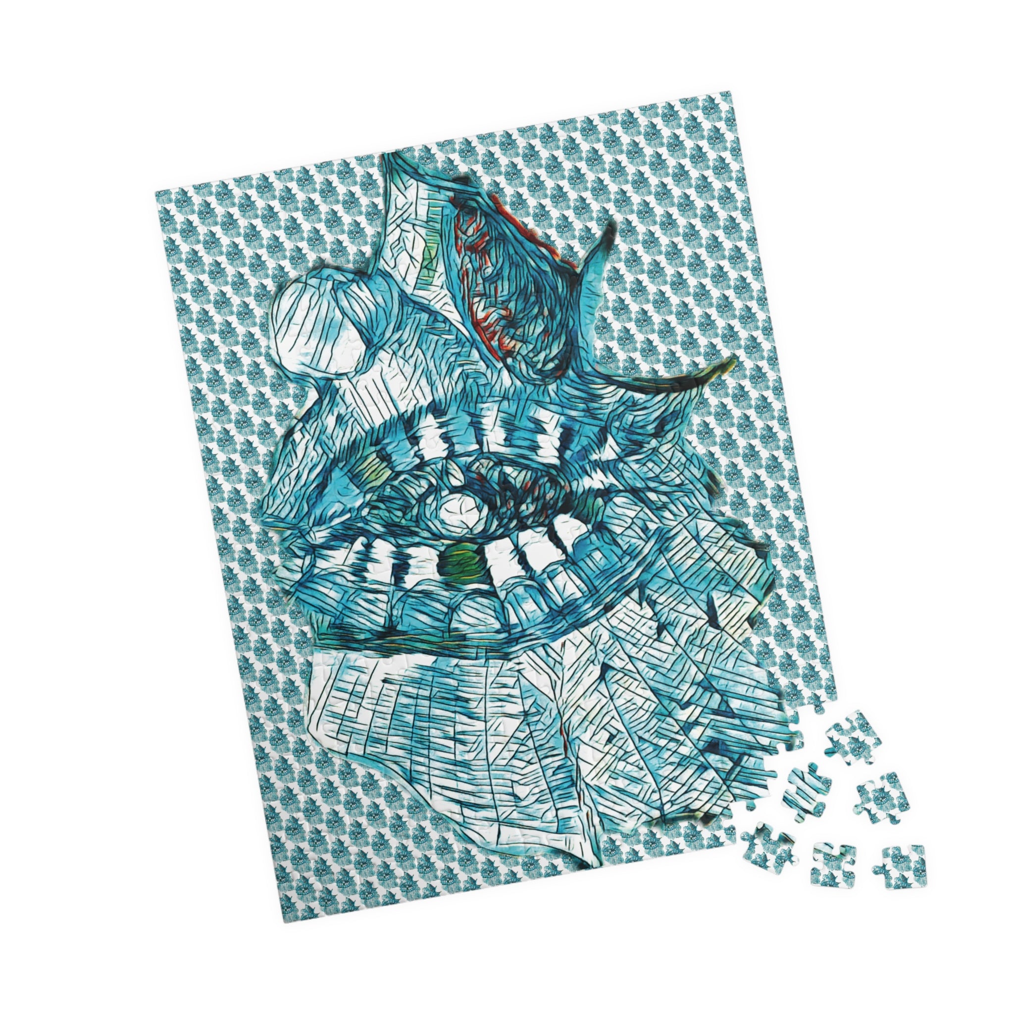 Hypnagogic (Blue) Puzzle (110, 252, 520, 1014-piece)