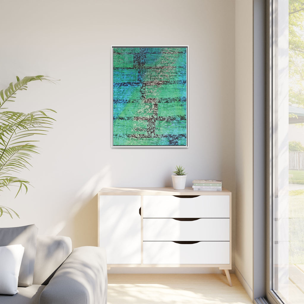 Experiment (V2) Matte Canvas, Framed