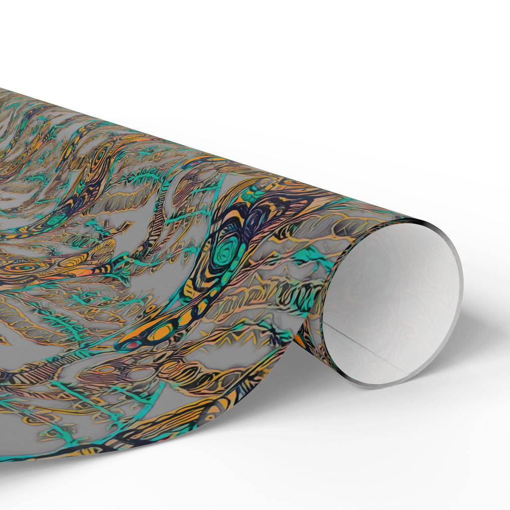 Vessel (Gray Background) Heavy Wrapping Paper