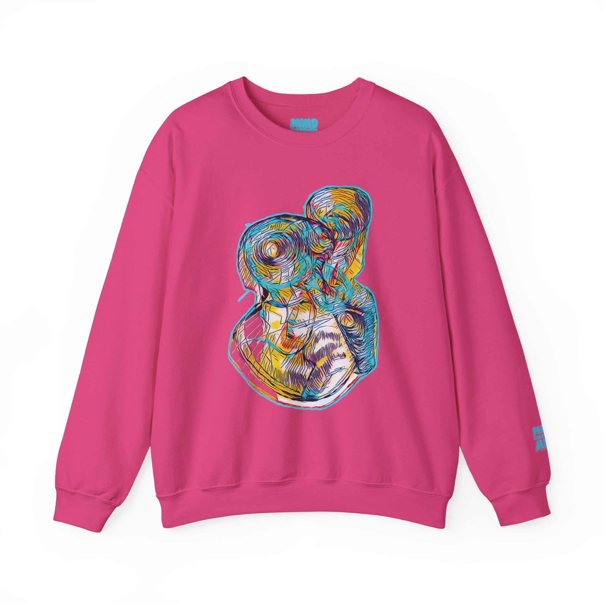 Curiosity (Aqua) Unisex Heavy Blend™ Crewneck Sweatshirt