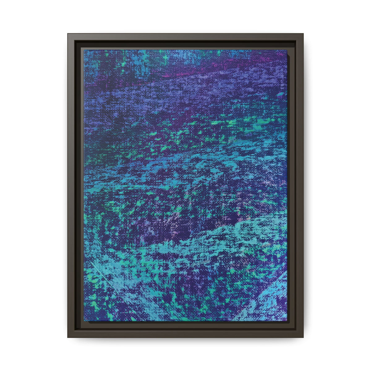 Lagoon Matte Canvas, Framed