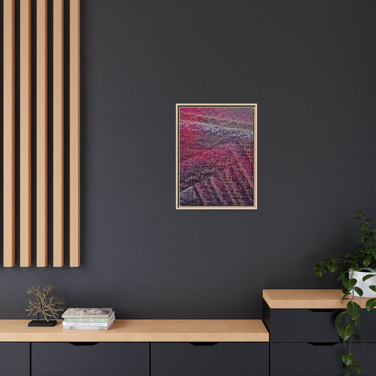 Voice Matte Canvas, Framed