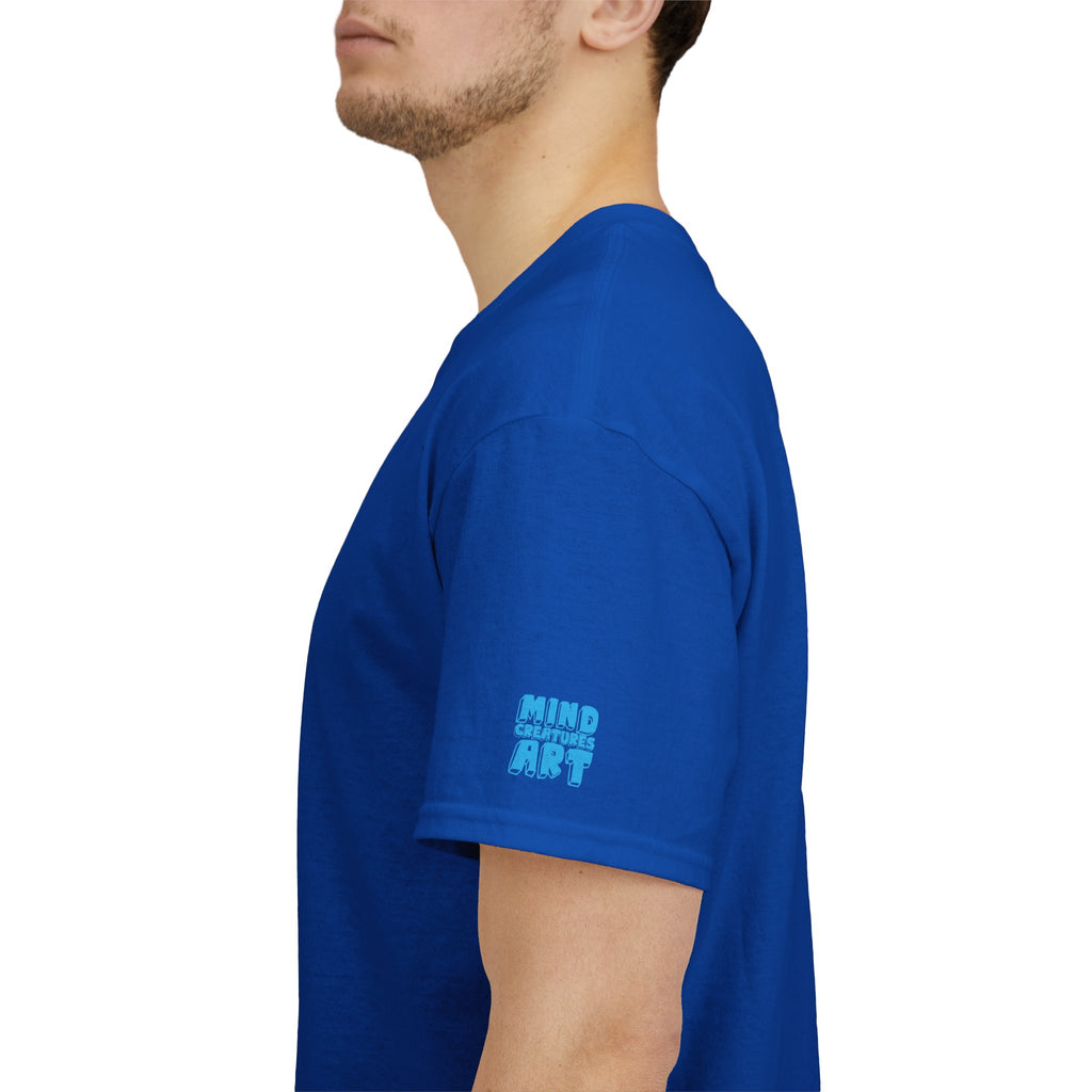 Cheshire (Blue & Yellow) Unisex Heavy Cotton Tee