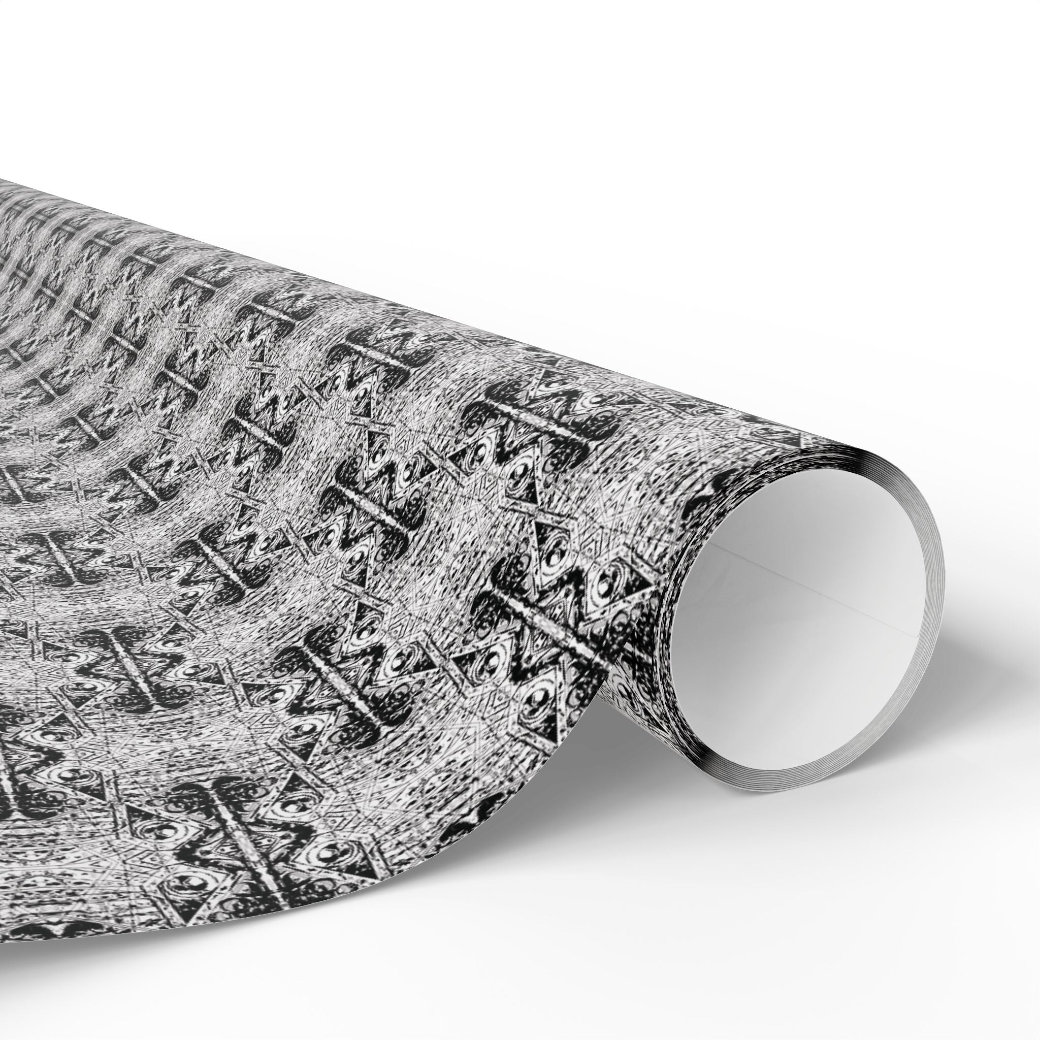 Love (Black, White Background) Heavy Wrapping Paper