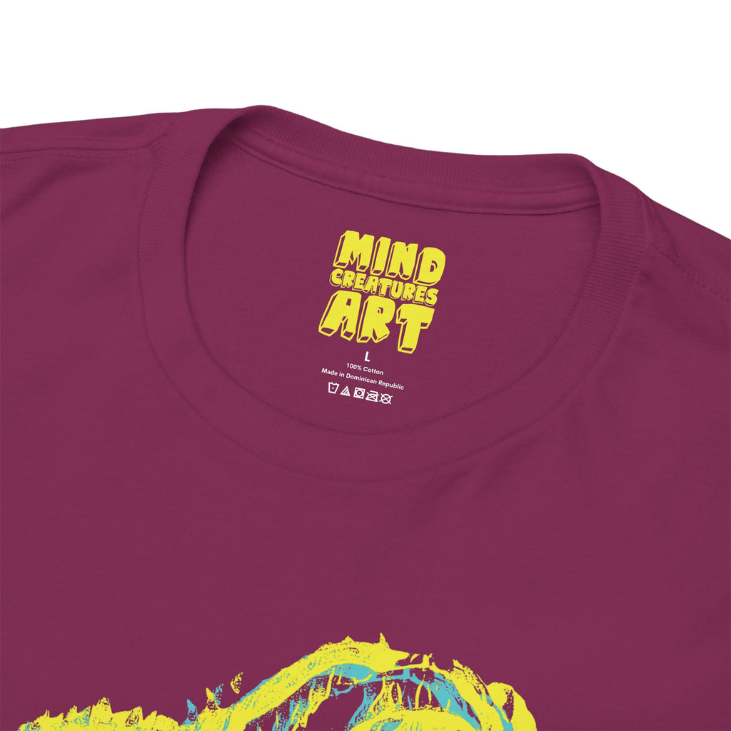 Exploration (Blur, Yellow & Blue) Unisex Heavy Cotton Tee