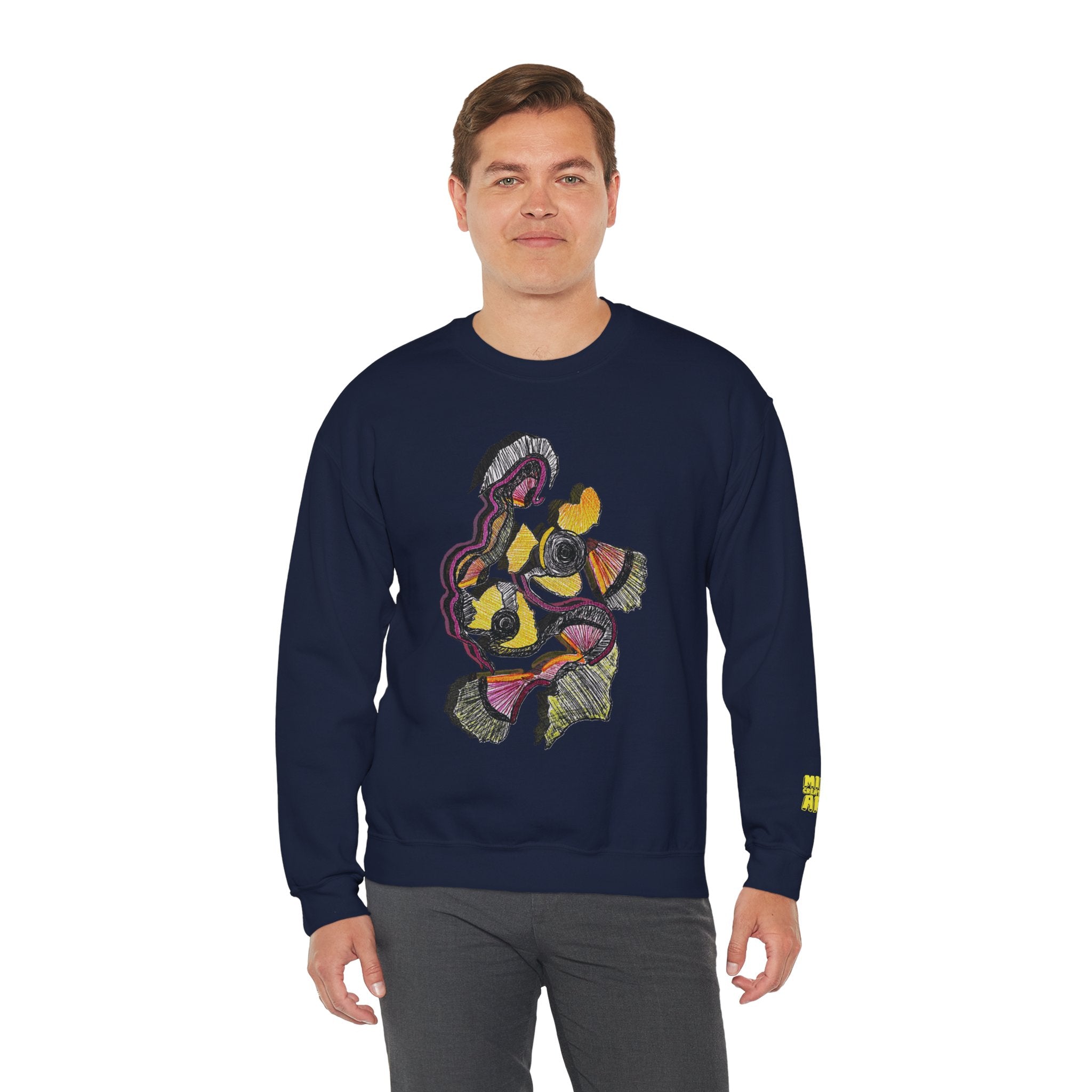 Crimson Teacher Unisex Heavy Blend™ Crewneck Sweatshirt