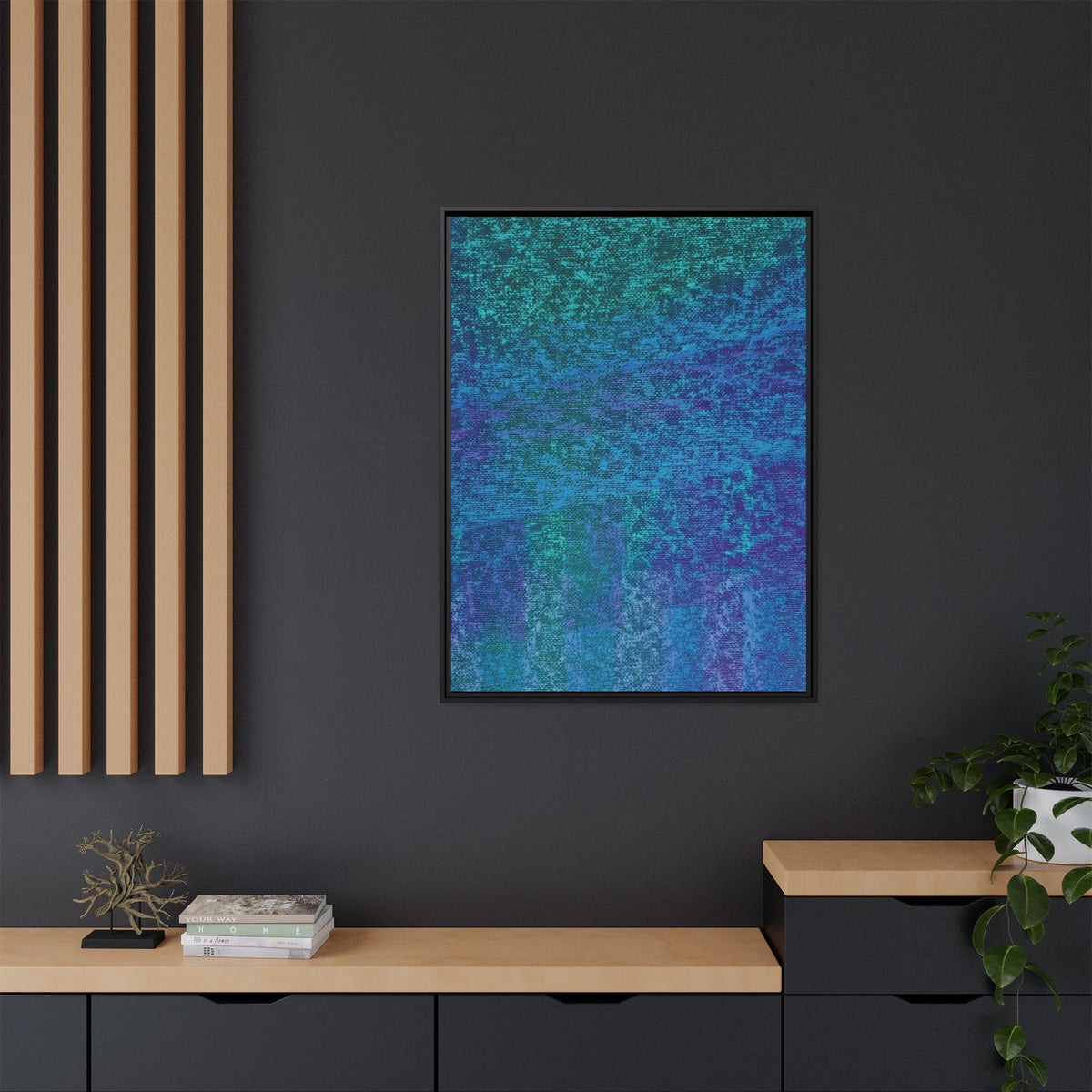 Oceanic Matte Canvas, Framed