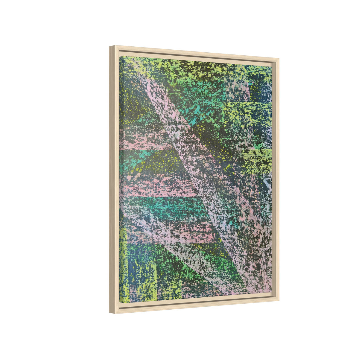 Stream Matte Canvas, Framed