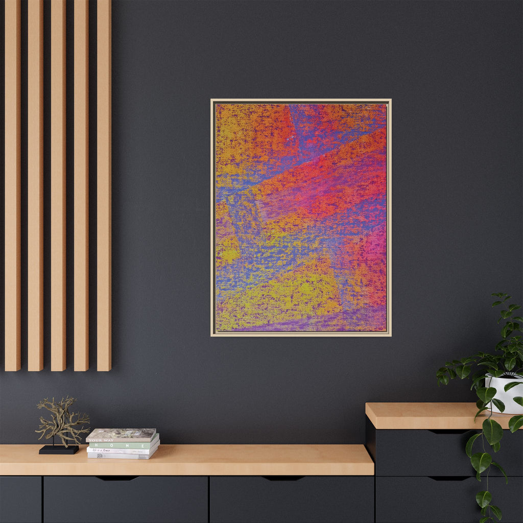 Sunset Matte Canvas, Framed