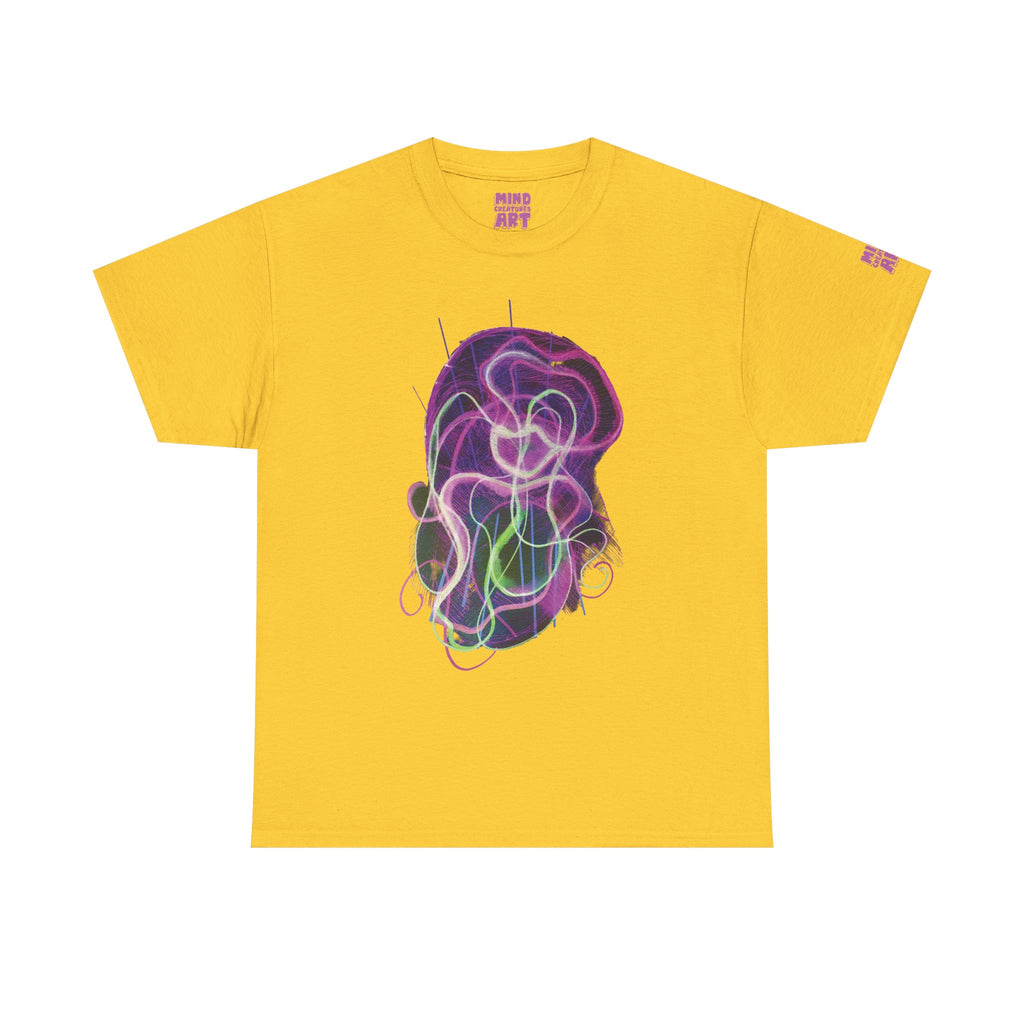 Davy Jones (Electric Purple) Unisex Heavy Cotton Tee