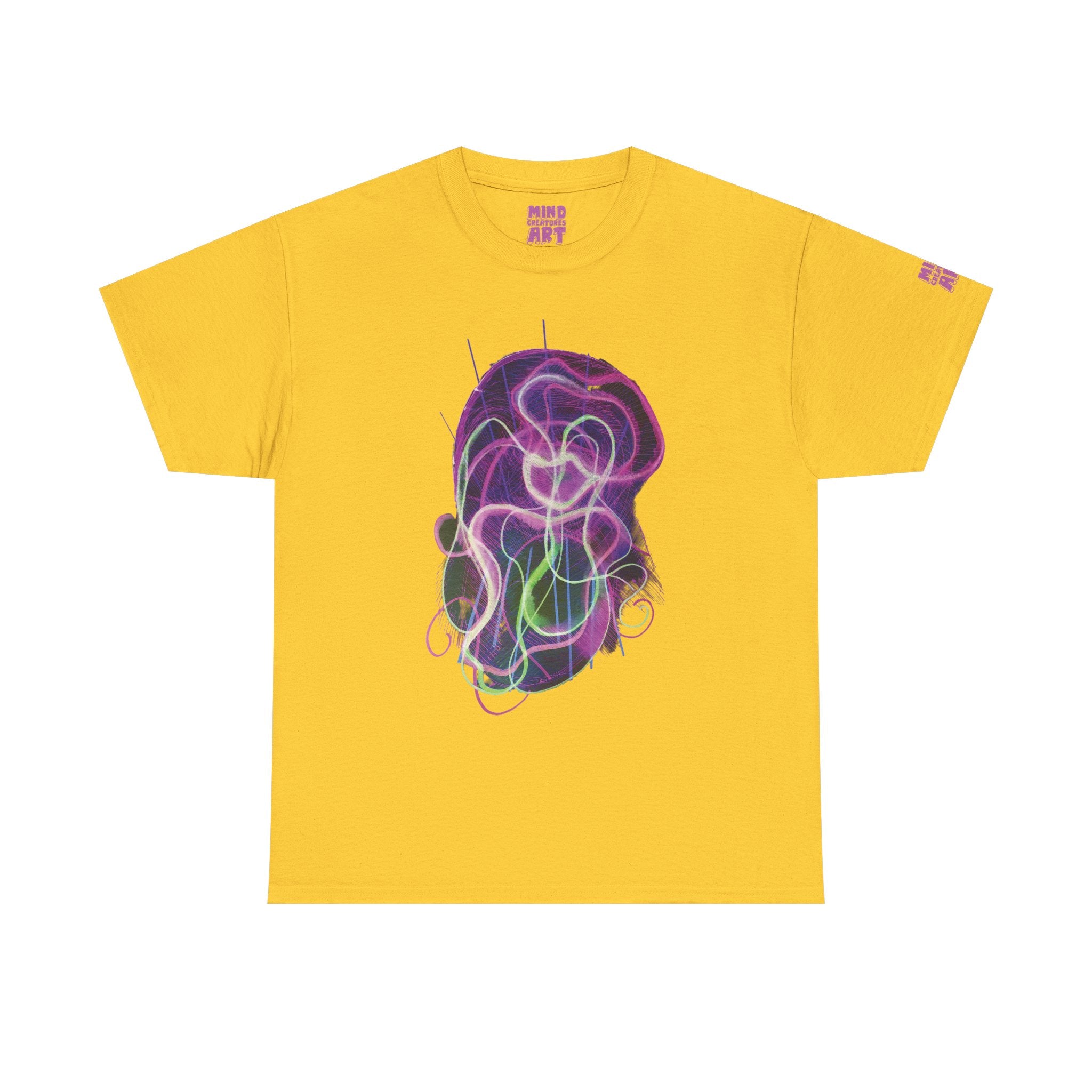 Davy Jones (Electric Purple) Unisex Heavy Cotton Tee