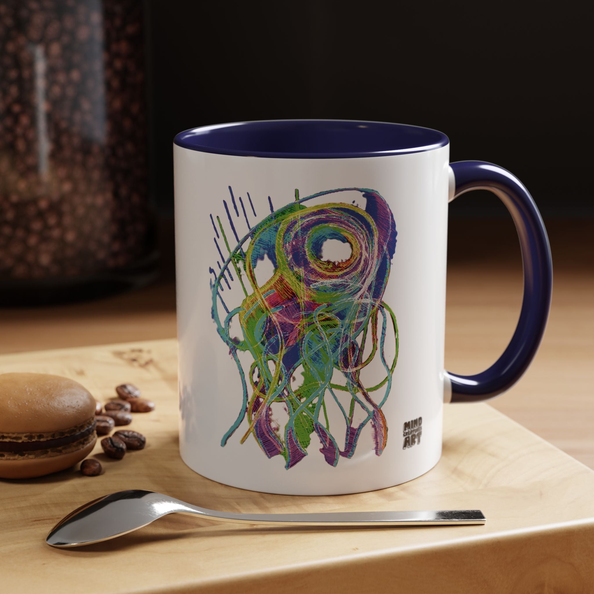 Jelly Jam (Neon) Accent Coffee Mug (11oz, 15oz)