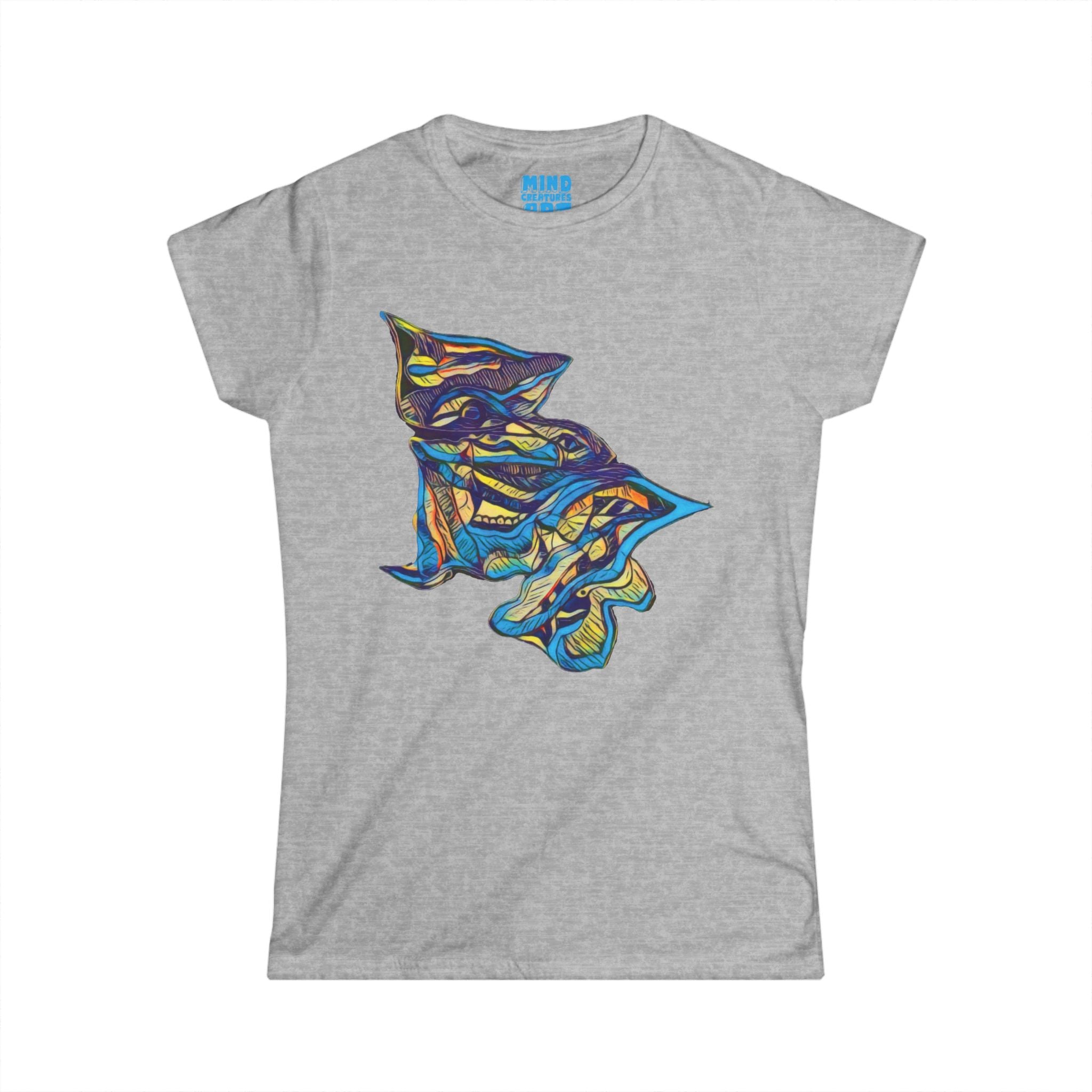 Cheshire (Blue & Yellow) Women's Softstyle Tee