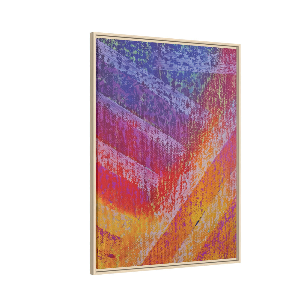 Structure Matte Canvas, Framed