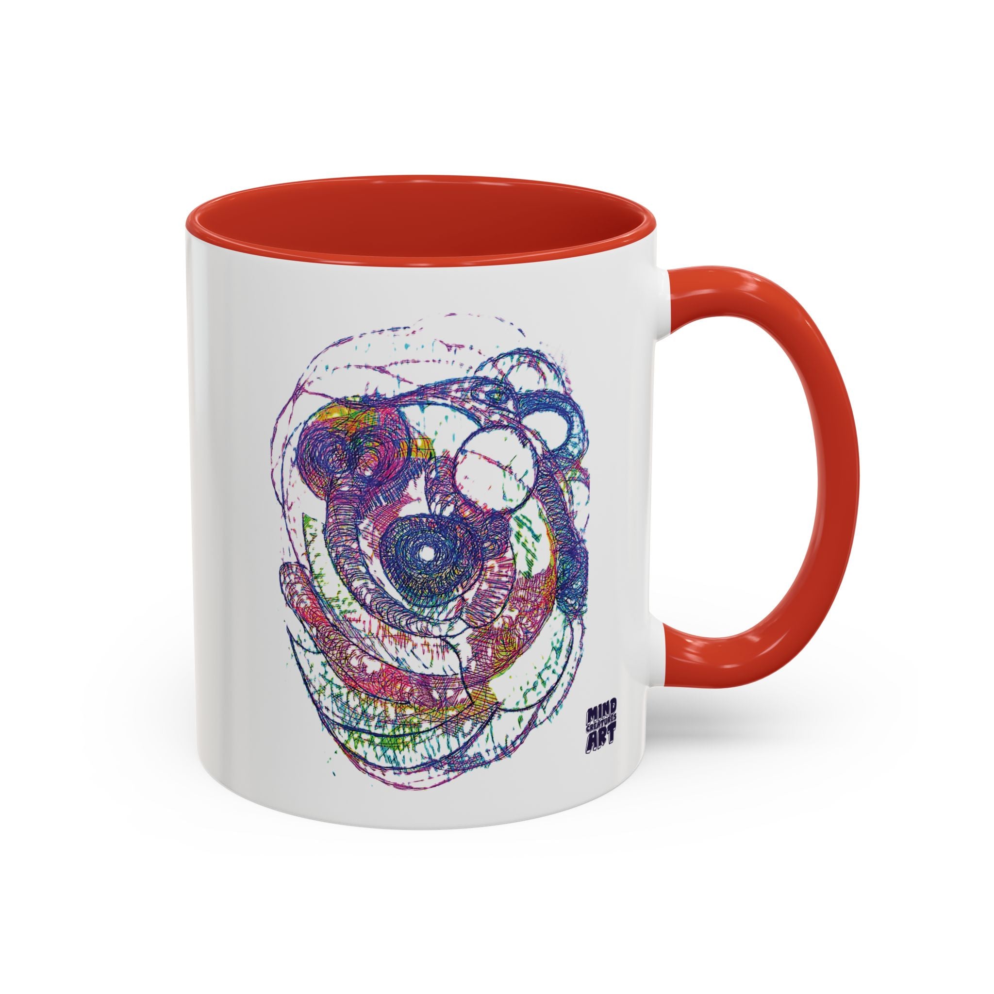 Spiraling Accent Coffee Mug (11oz, 15oz)