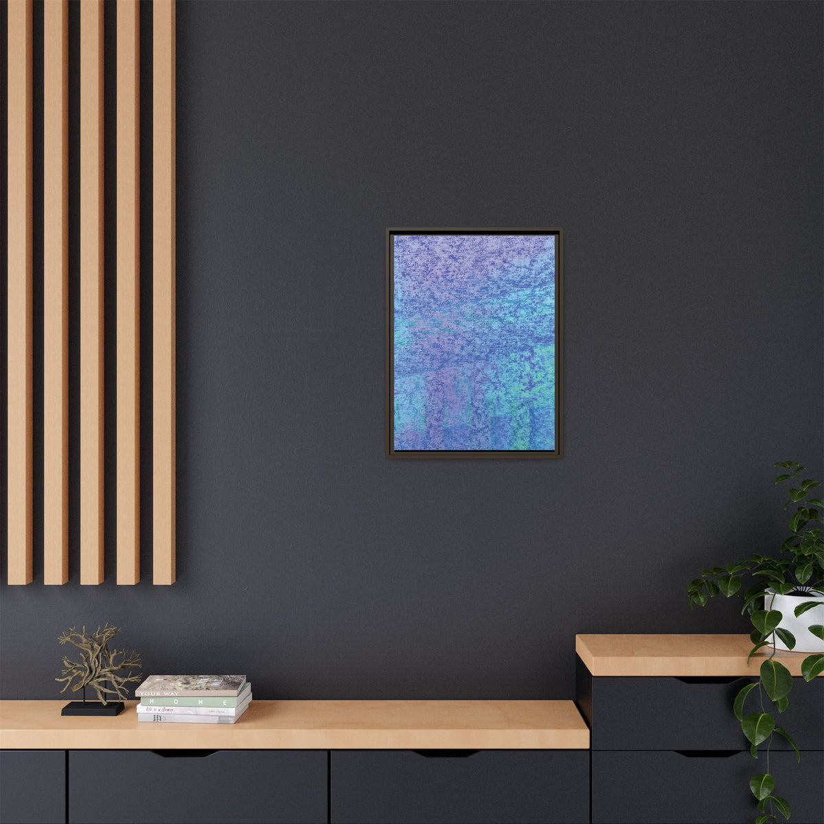 Oceanic (V2) Matte Canvas, Framed