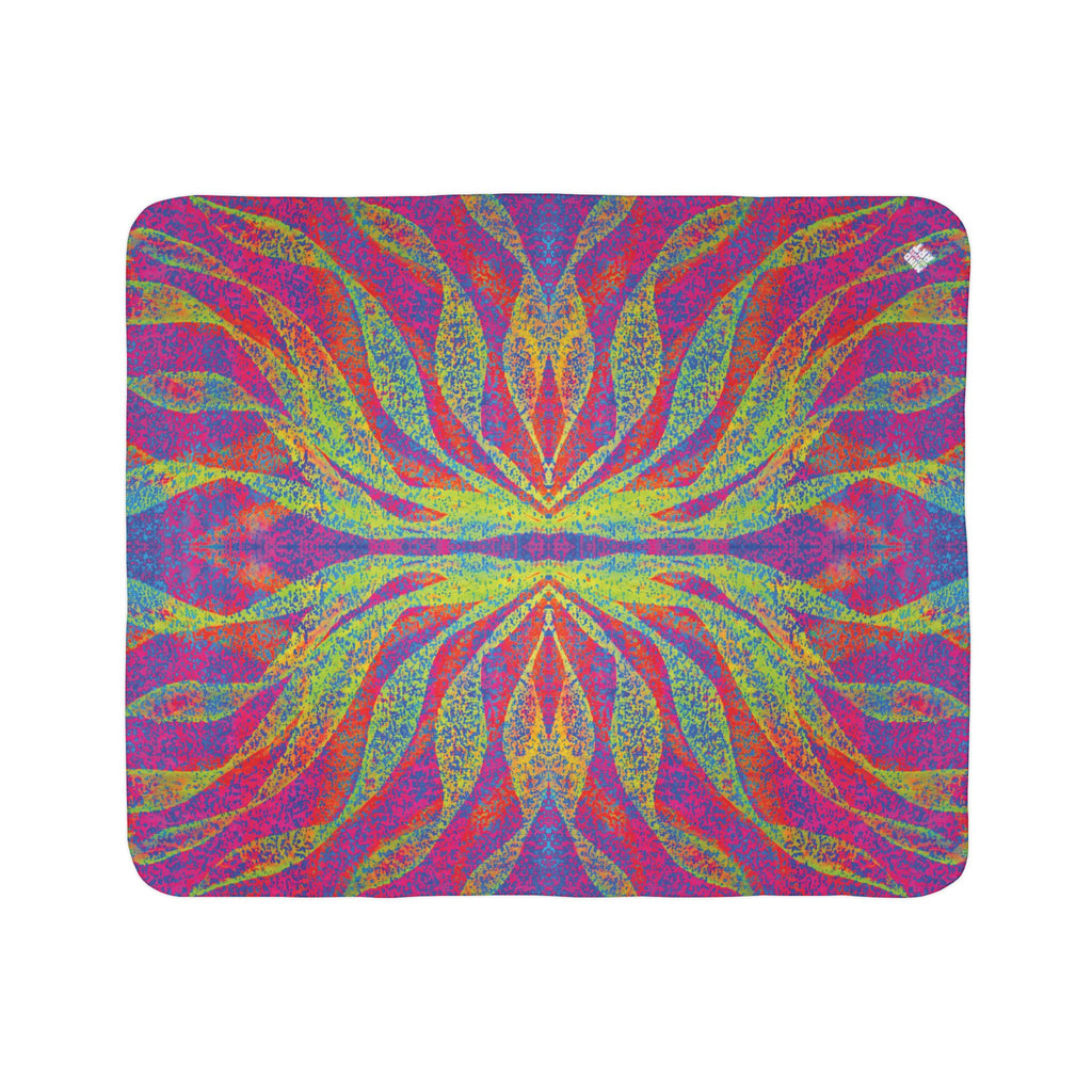 Wave (V4) Fleece Sherpa Blanket