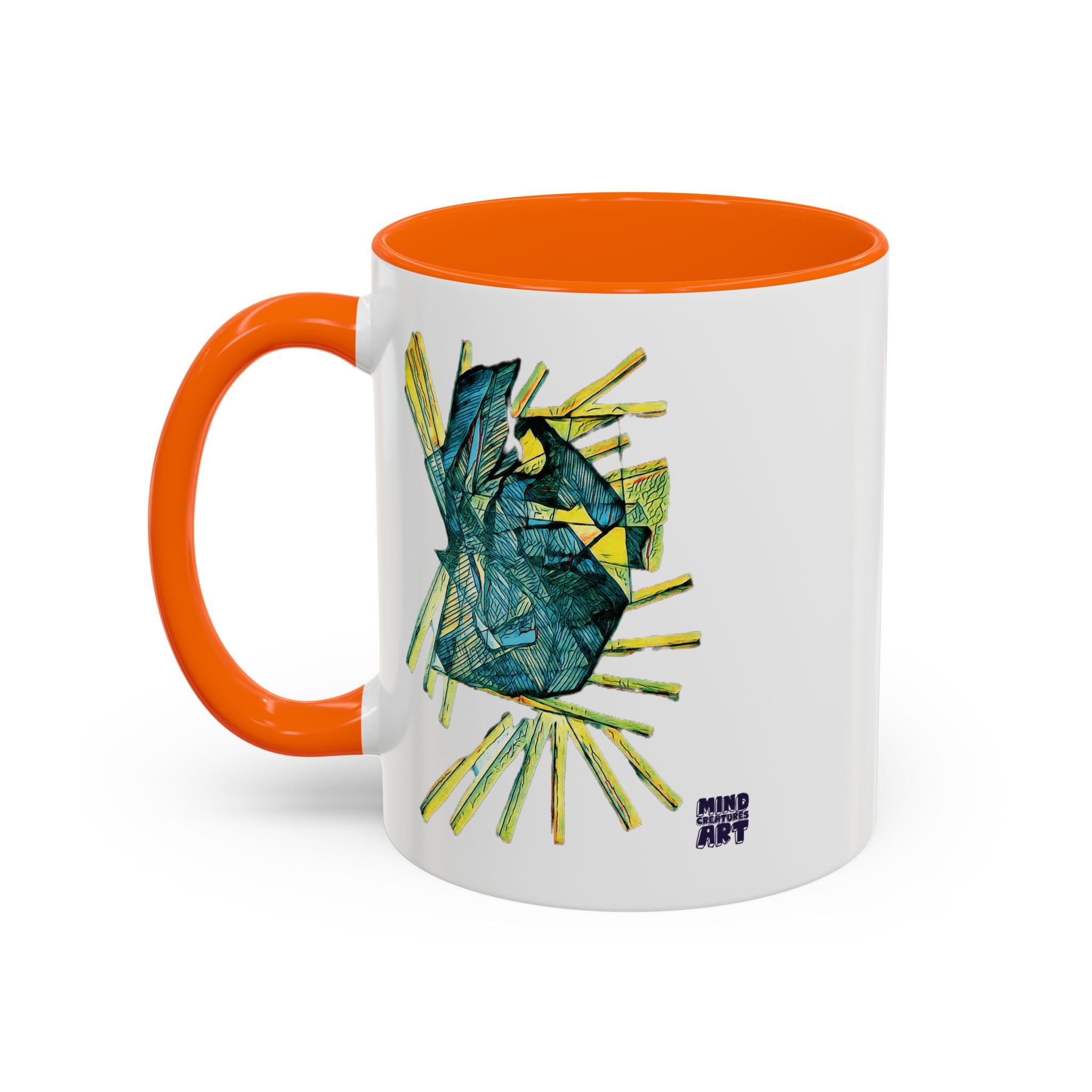 Lightspeed (Teal) Accent Coffee Mug (11oz, 15oz)