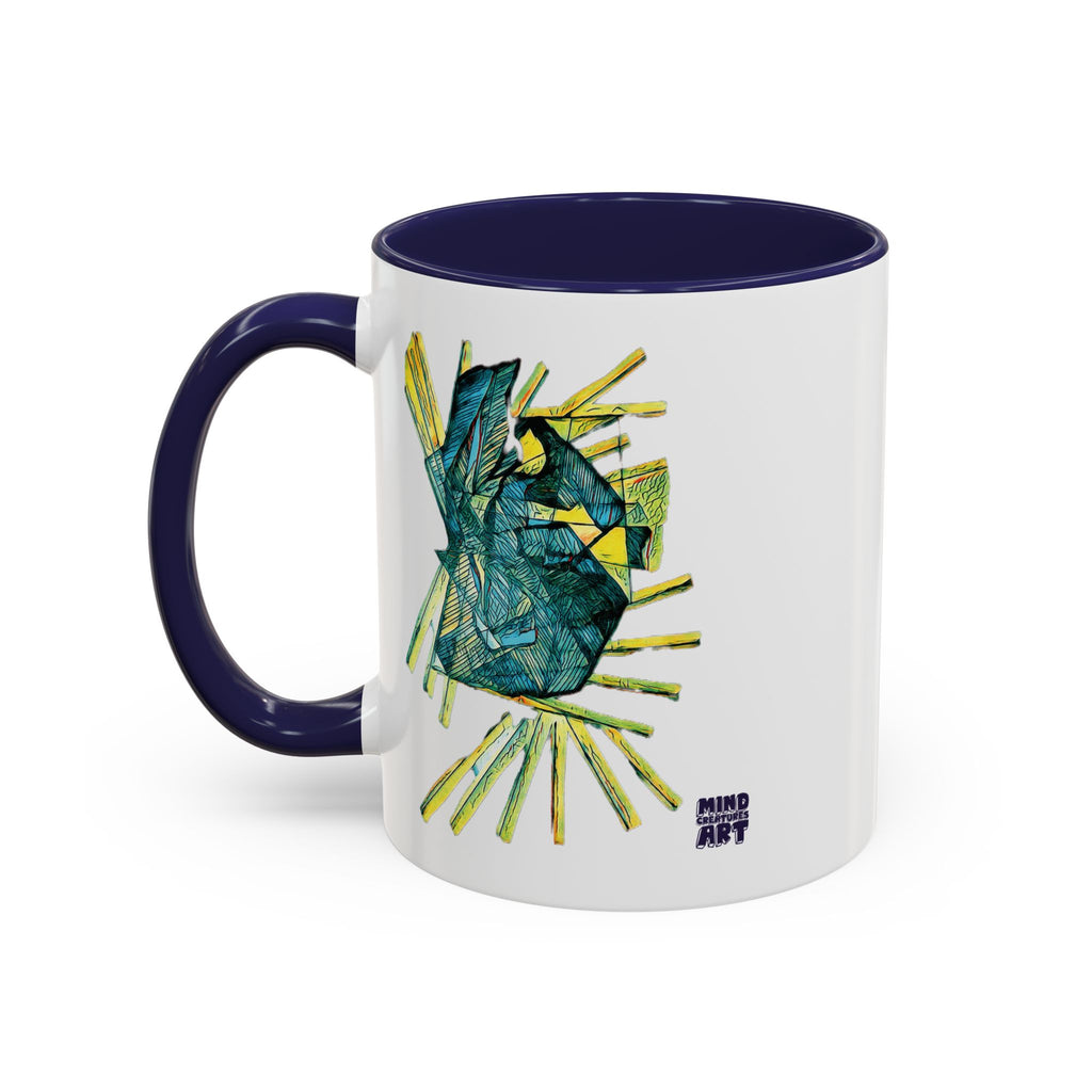 Lightspeed (Teal) Accent Coffee Mug (11oz, 15oz)