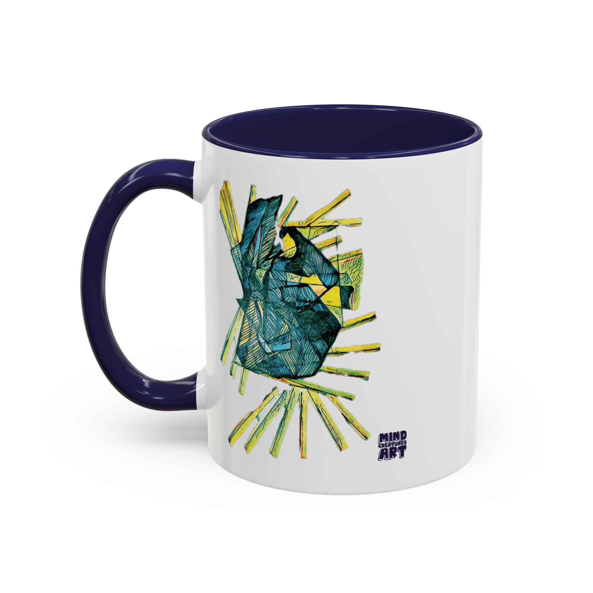 Lightspeed (Teal) Accent Coffee Mug (11oz, 15oz)