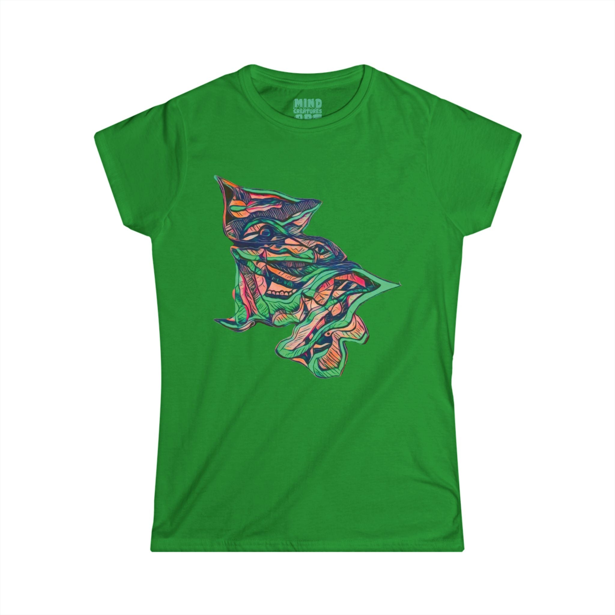 Cheshire (Pink & Seafoam) Women's Softstyle Tee