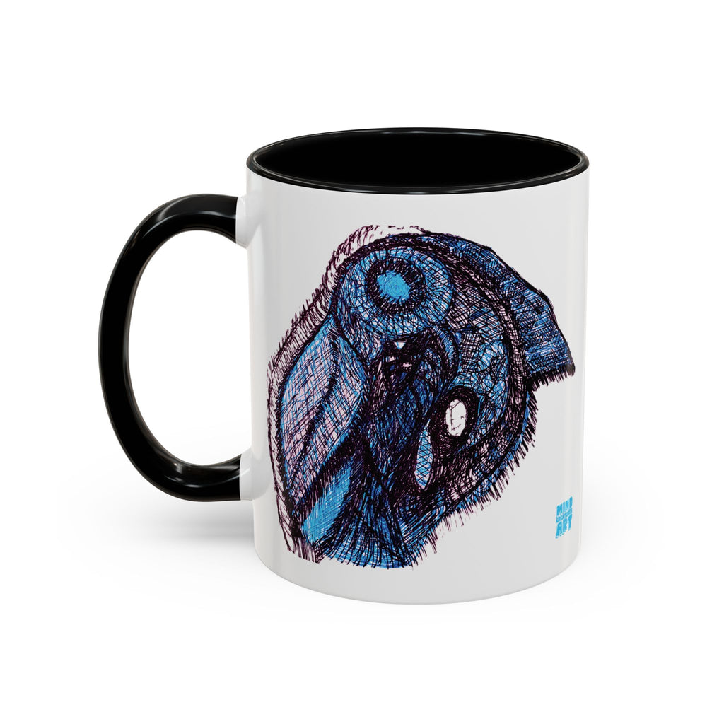 Who Are You? (Blue) Accent Coffee Mug (11oz, 15oz)