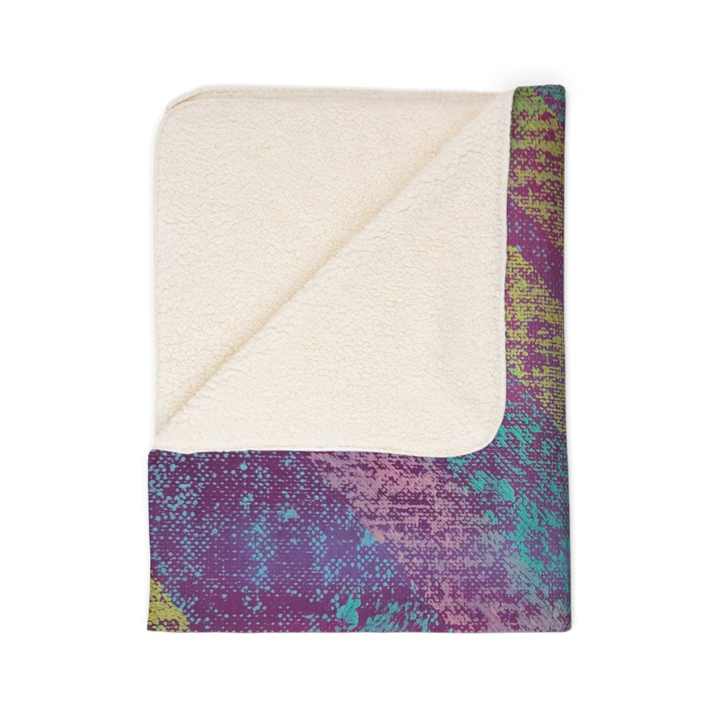 Construct Fleece Sherpa Blanket
