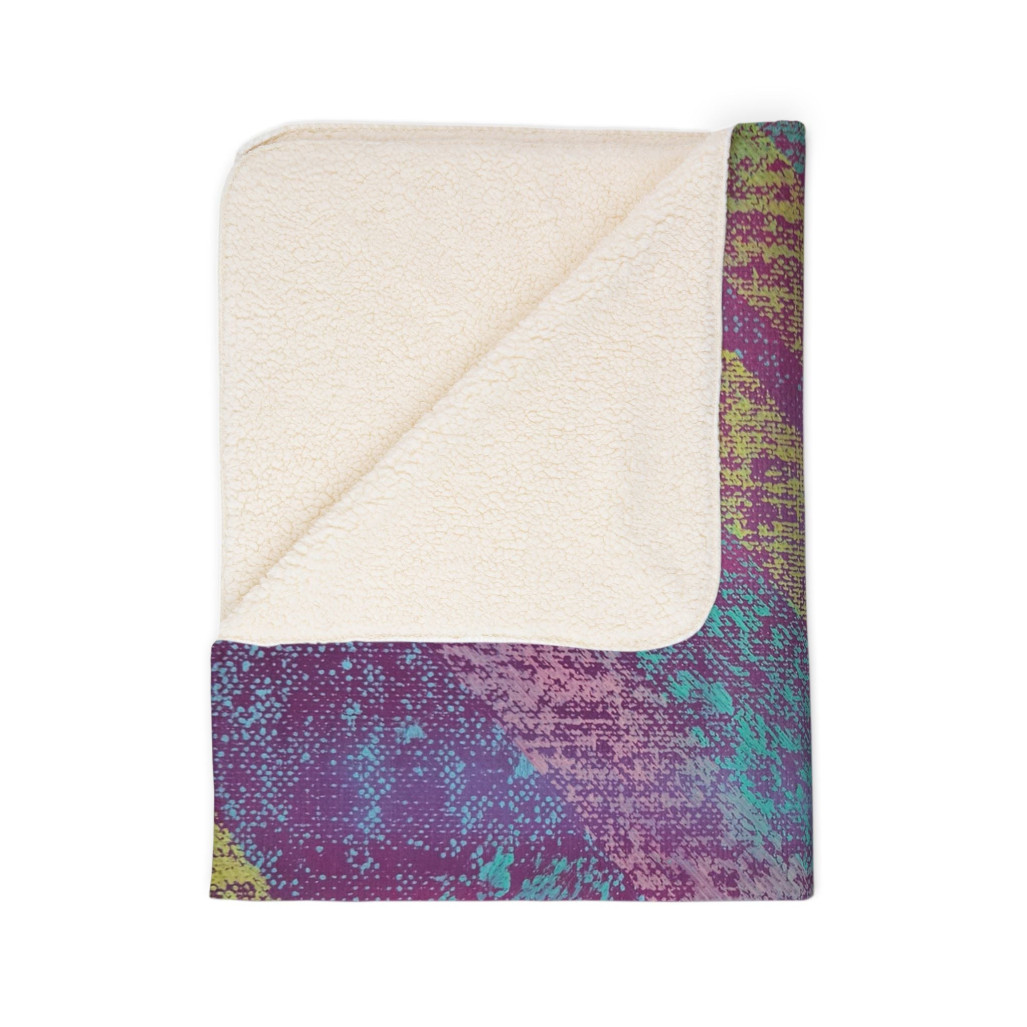 Construct Fleece Sherpa Blanket