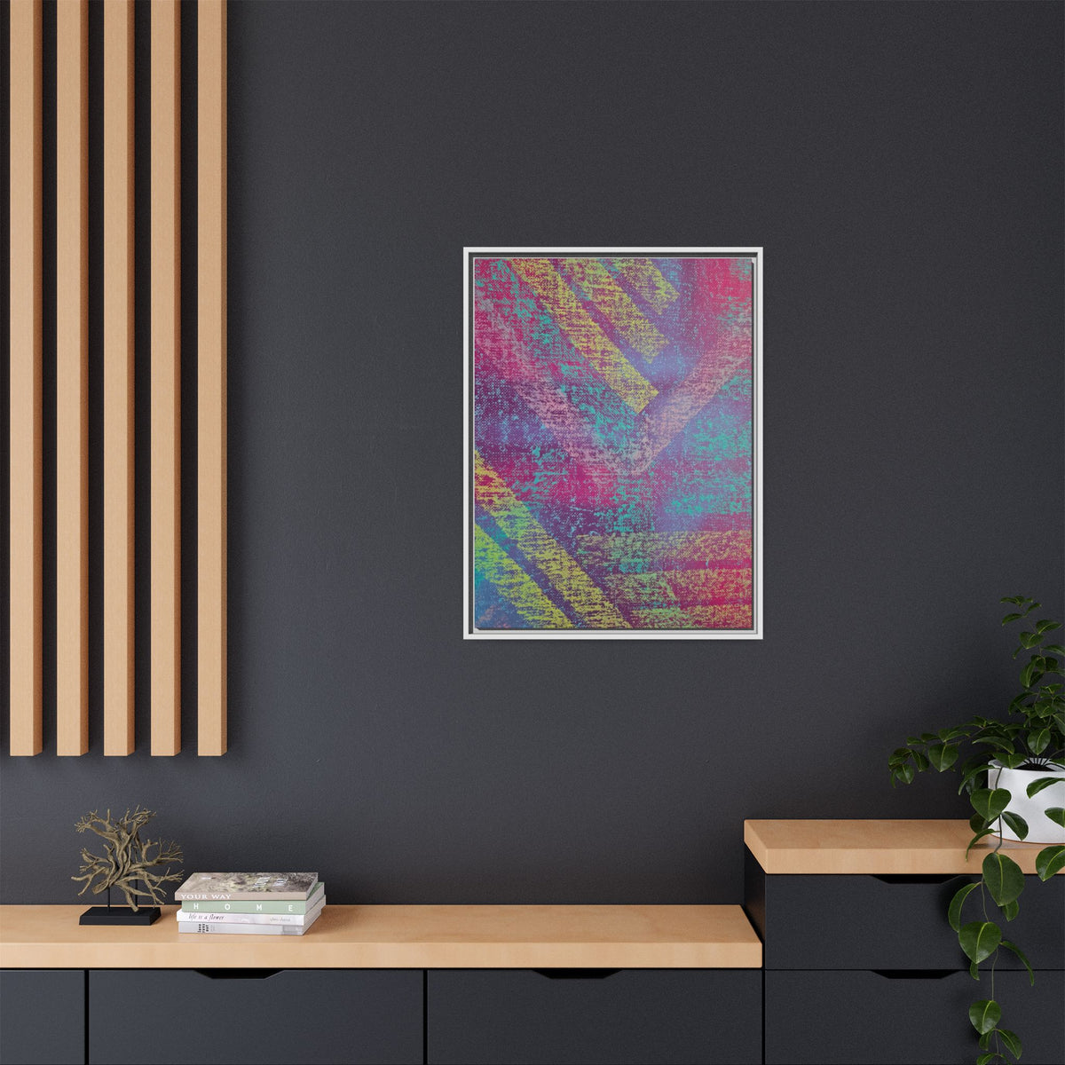 Construct Matte Canvas, Framed