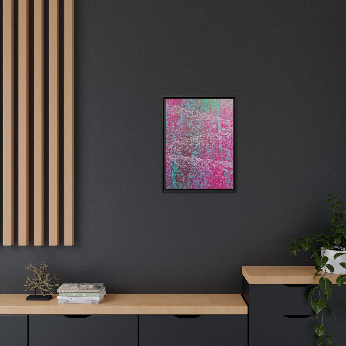 Hazy (V2) Matte Canvas, Framed