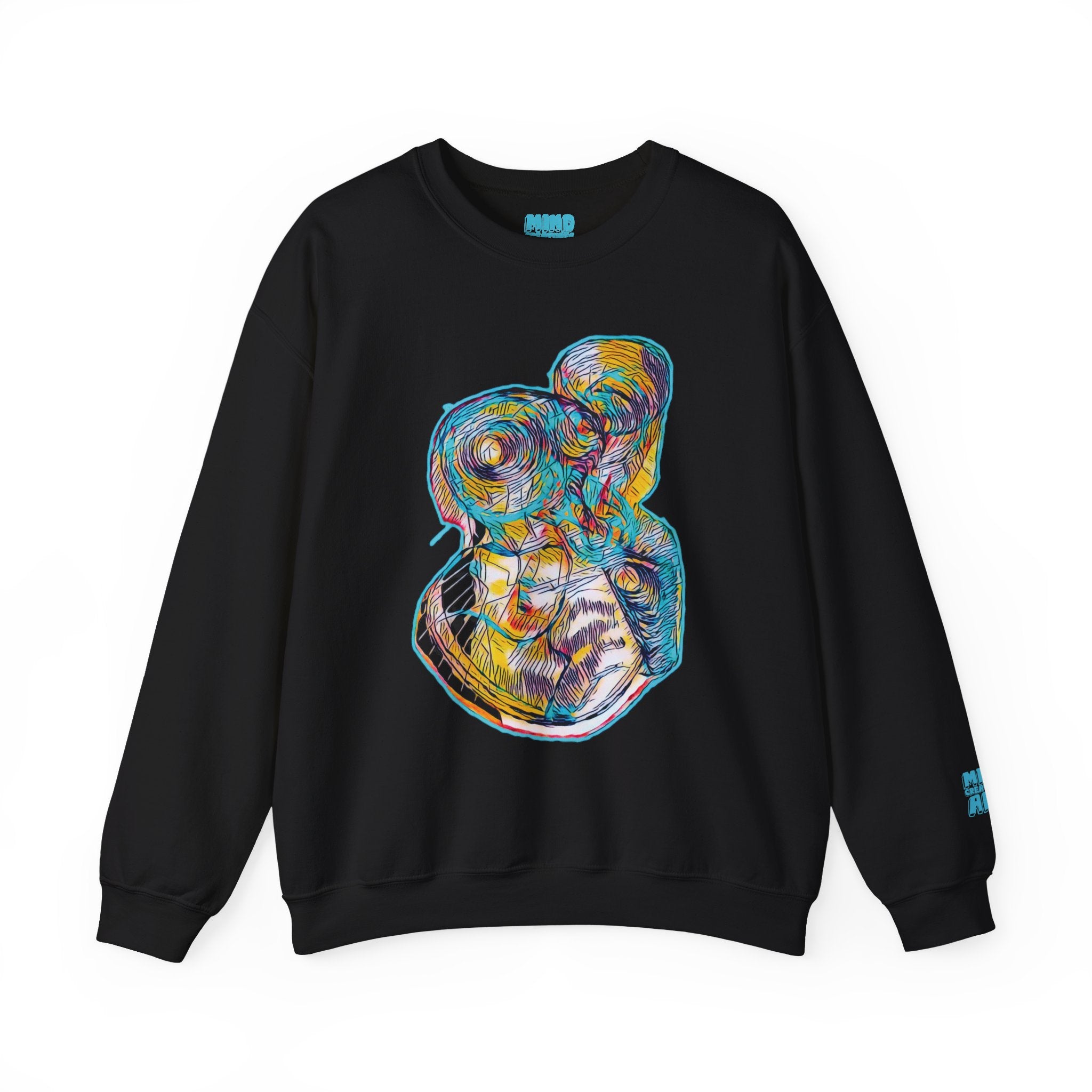 Curiosity (Aqua) Unisex Heavy Blend™ Crewneck Sweatshirt