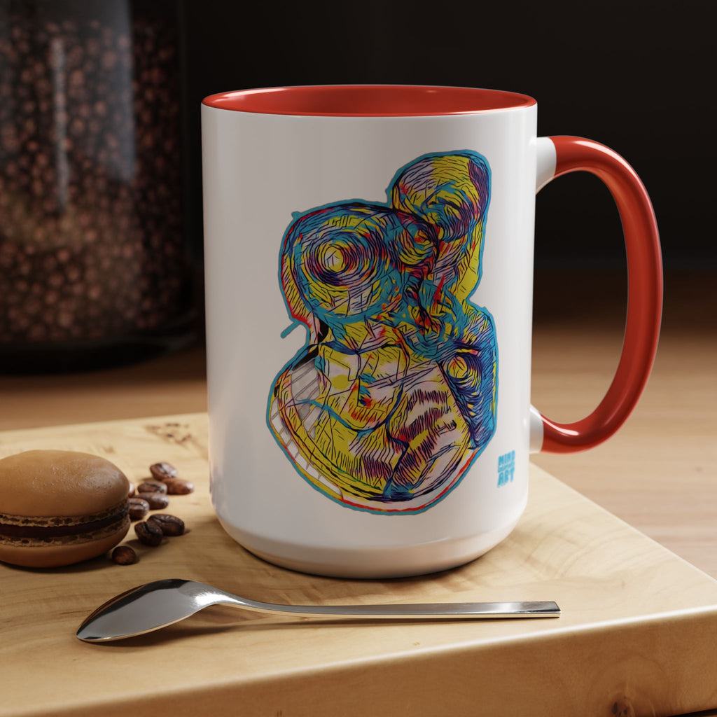 Curiosity (Neon) Accent Coffee Mug (11oz, 15oz)