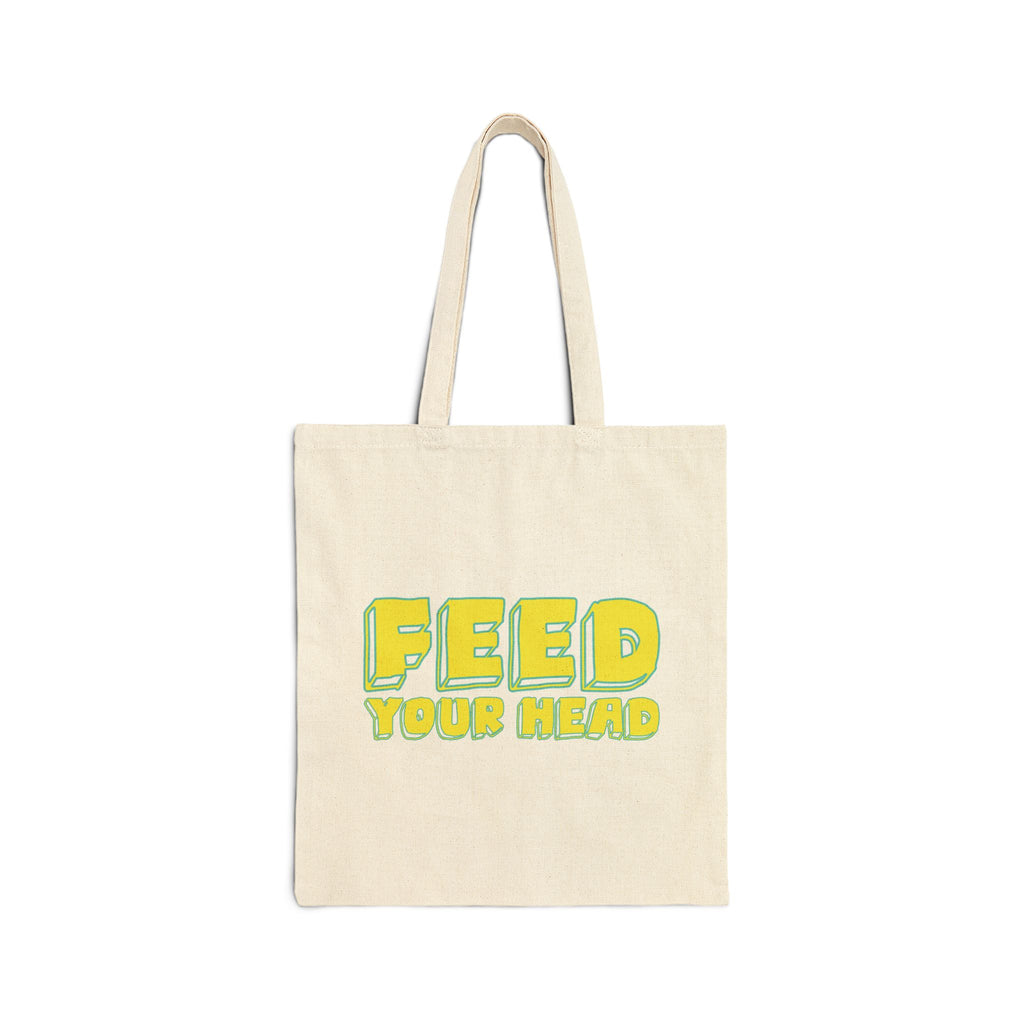 Exploration (Blur, Blue & Yellow) Cotton Canvas Tote Bag