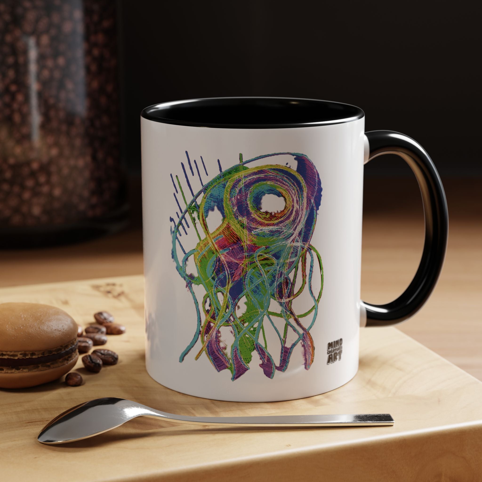 Jelly Jam (Neon) Accent Coffee Mug (11oz, 15oz)