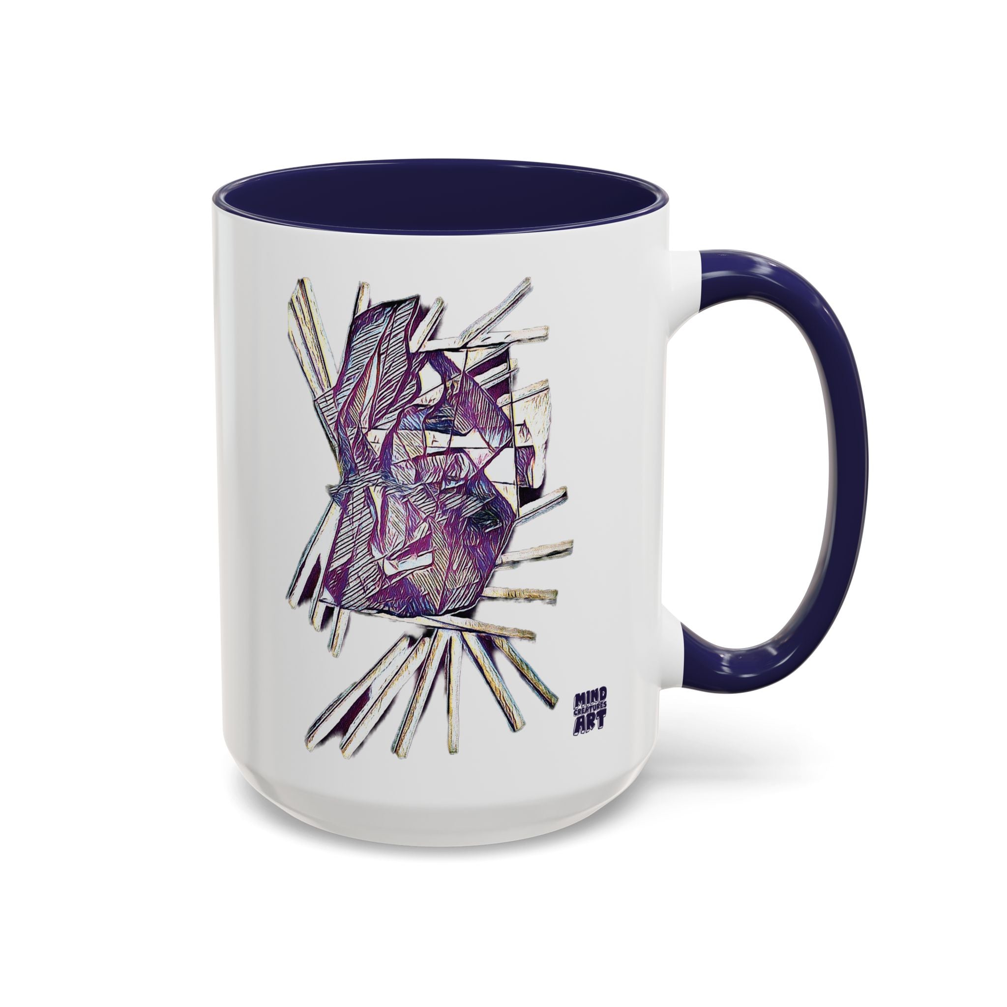 Lightspeed (Purple) Accent Coffee Mug (11oz, 15oz)