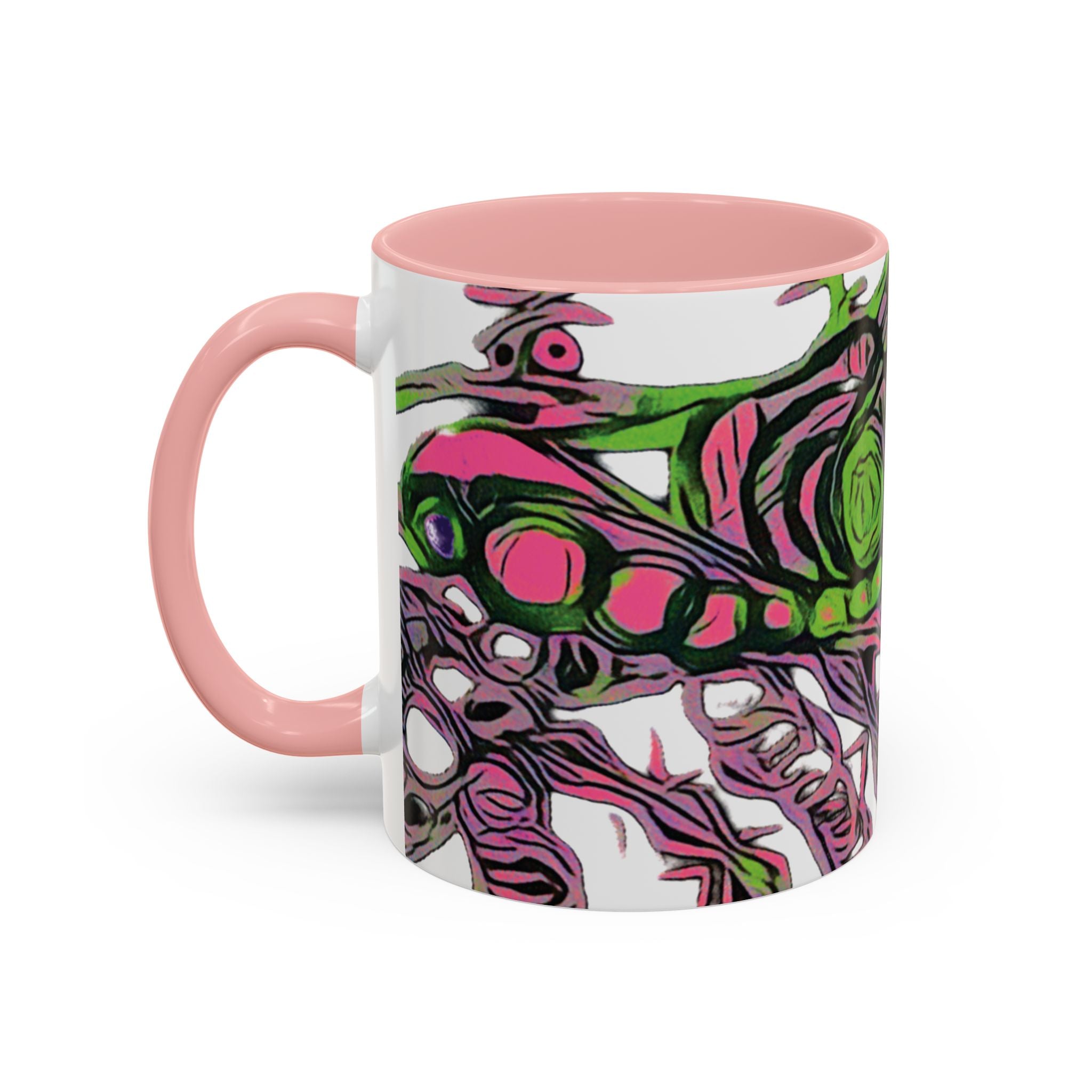 Vessel (Neon) Accent Coffee Mug (11oz, 15oz)