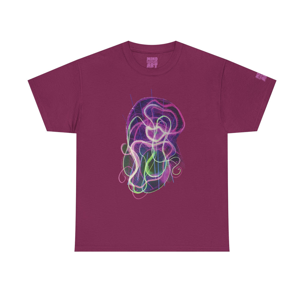Davy Jones (Electric Purple) Unisex Heavy Cotton Tee