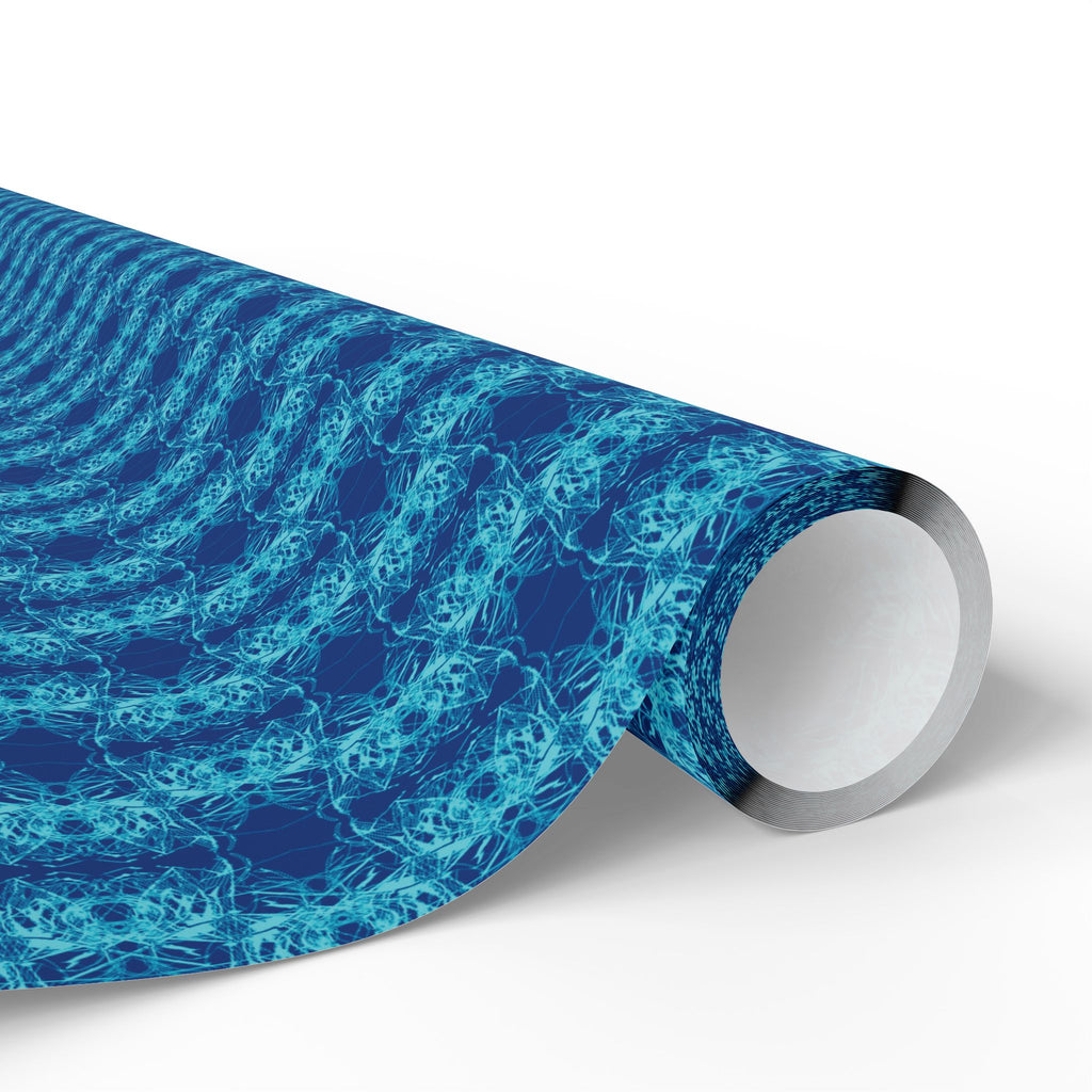 Link (Teal, Dark Blue Background) Heavy Wrapping Paper